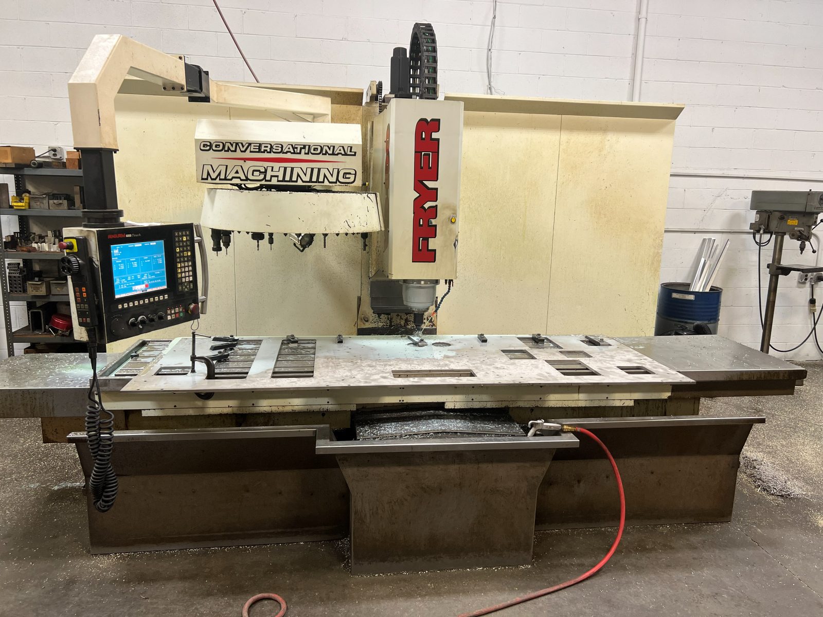 Fryer CNC machining center in the JCM shop
